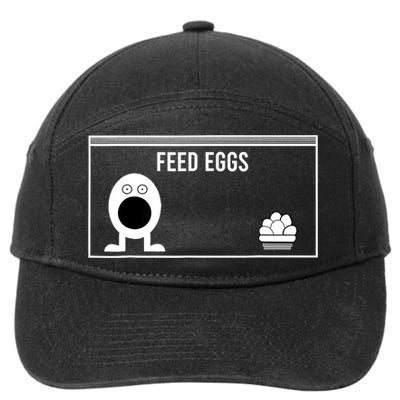 Funny Feed Eggs I Think You Should Leave Gifts For Men 7-Panel Snapback Hat