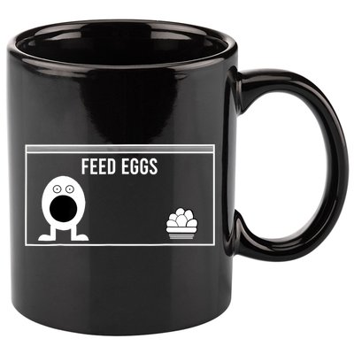 Funny Feed Eggs I Think You Should Leave Gifts For Men 11oz C Handle Ceramic Mug