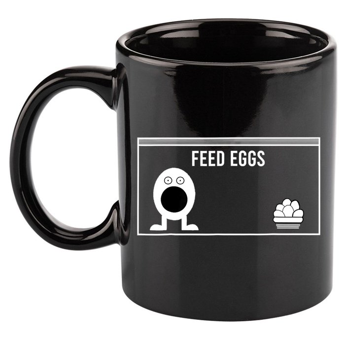 Funny Feed Eggs I Think You Should Leave Gifts For Men 11oz C Handle Ceramic Mug
