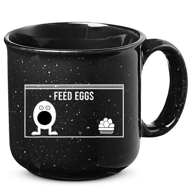 Funny Feed Eggs I Think You Should Leave Gifts For Men 15oz Campfire Ceramic Mug