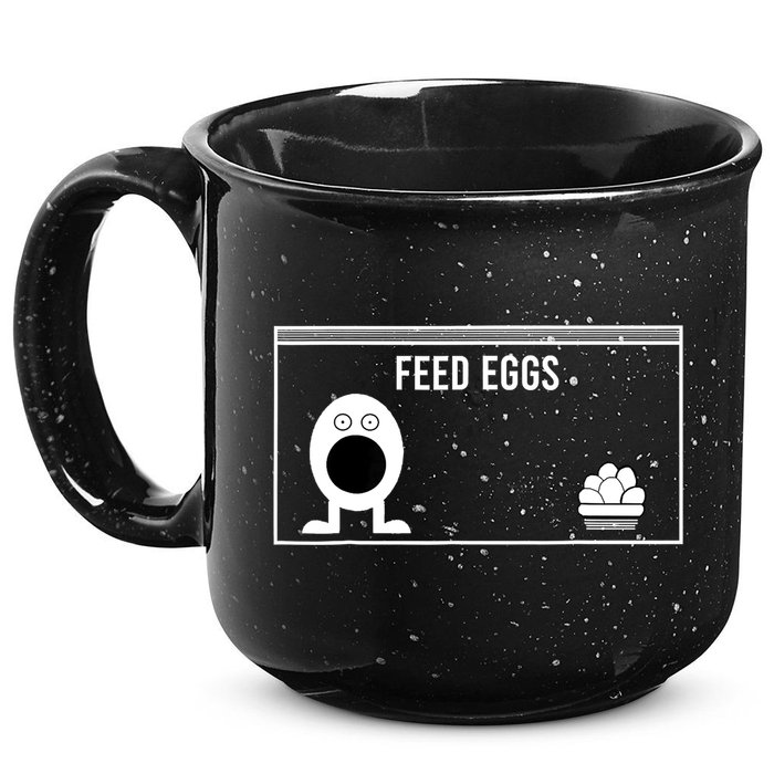Funny Feed Eggs I Think You Should Leave Gifts For Men 15oz Campfire Ceramic Mug