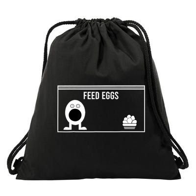 Funny Feed Eggs I Think You Should Leave Gifts For Men Drawstring Bag