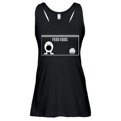 Funny Feed Eggs I Think You Should Leave Gifts For Men Ladies Essential Flowy Tank