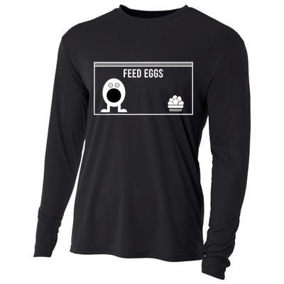 Funny Feed Eggs I Think You Should Leave Gifts For Men Cooling Performance Long Sleeve Crew