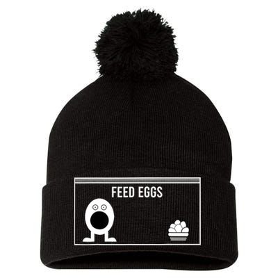 Funny Feed Eggs I Think You Should Leave Gifts For Men Pom Pom 12in Knit Beanie