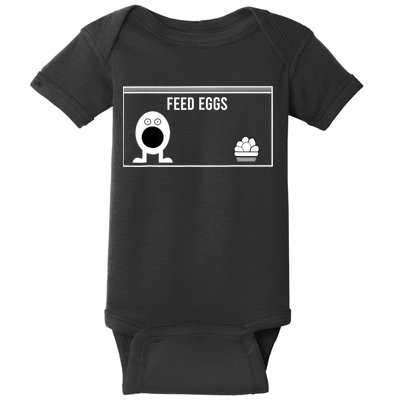 Funny Feed Eggs I Think You Should Leave Gifts For Men Baby Bodysuit