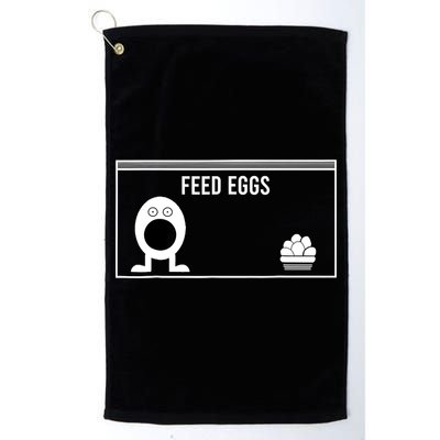 Funny Feed Eggs I Think You Should Leave Gifts For Men Golf Towel