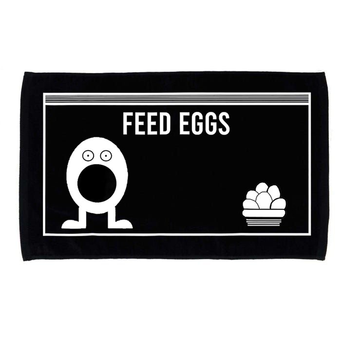Funny Feed Eggs I Think You Should Leave Gifts For Men Microfiber Hand Towel