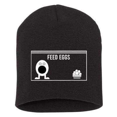 Funny Feed Eggs I Think You Should Leave Gifts For Men Short Acrylic Beanie