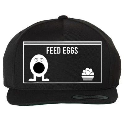 Funny Feed Eggs I Think You Should Leave Gifts For Men Wool Snapback Cap