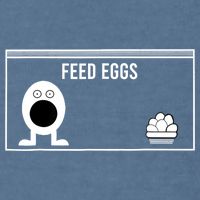 Funny Feed Eggs I Think You Should Leave Gifts For Men Garment-Dyed Sweatshirt