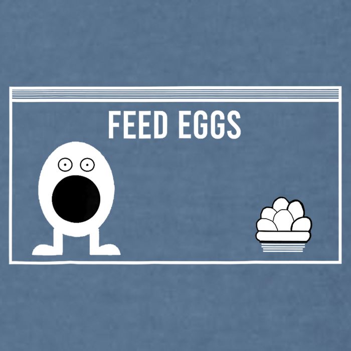 Funny Feed Eggs I Think You Should Leave Gifts For Men Garment-Dyed Sweatshirt