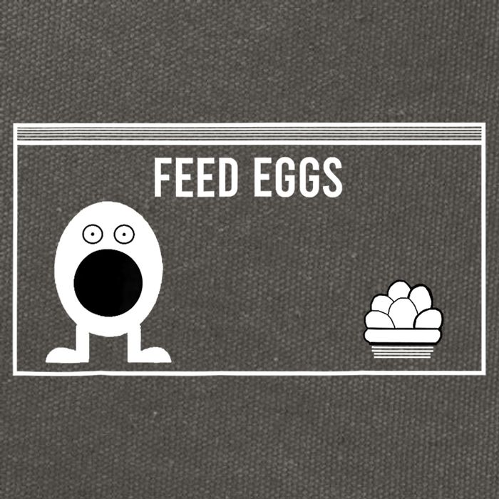 Funny Feed Eggs I Think You Should Leave Gifts For Men Cotton Canvas Backpack
