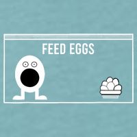 Funny Feed Eggs I Think You Should Leave Gifts For Men Sueded Cloud Jersey T-Shirt