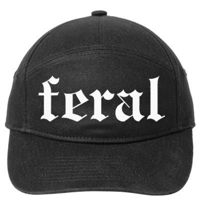 Feral 7-Panel Snapback Hat