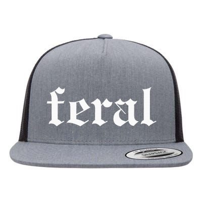 Feral Flat Bill Trucker Hat