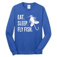 Fly Fishing Eat Sleep Fly Fish Gift Tall Long Sleeve T-Shirt