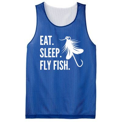 Fly Fishing Eat Sleep Fly Fish Gift Mesh Reversible Basketball Jersey Tank