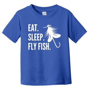 Fly Fishing Eat Sleep Fly Fish Gift Toddler T-Shirt