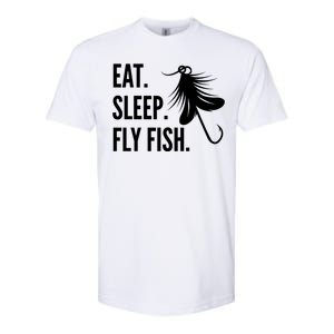 Fly Fishing Eat Sleep Fly Fish Gift Softstyle CVC T-Shirt