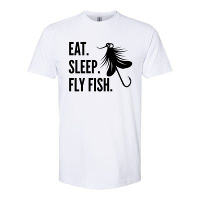 Fly Fishing Eat Sleep Fly Fish Gift Softstyle CVC T-Shirt