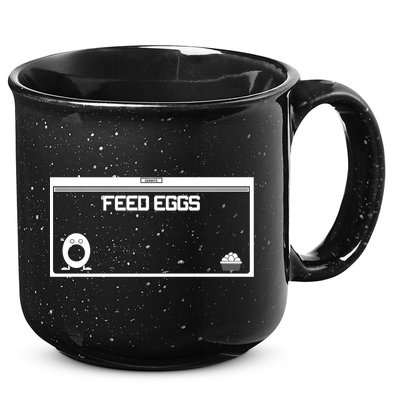Funny Feed Eggs I Think You Should Leave Gifts For Men 15oz Campfire Ceramic Mug