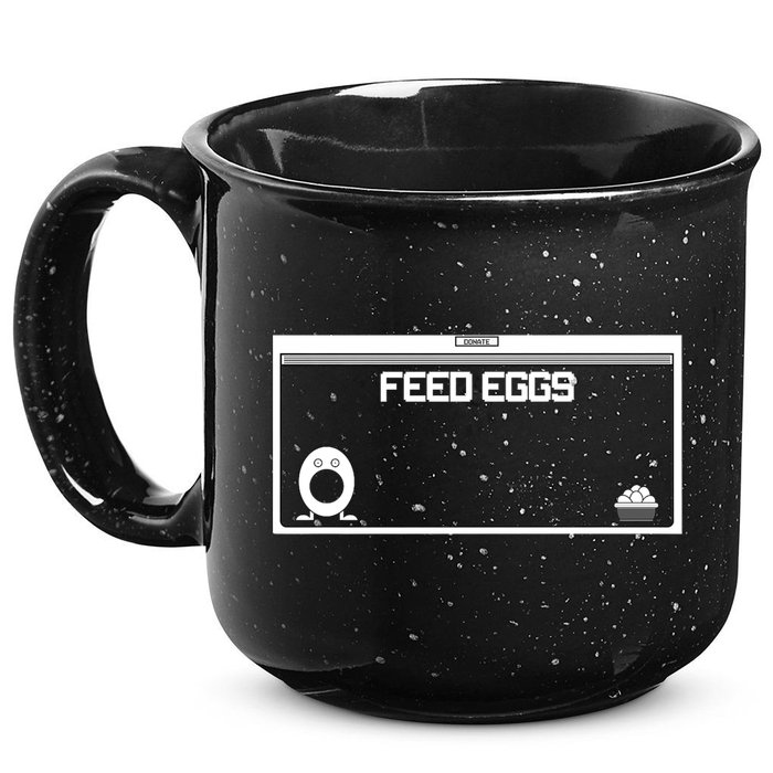 Funny Feed Eggs I Think You Should Leave Gifts For Men 15oz Campfire Ceramic Mug