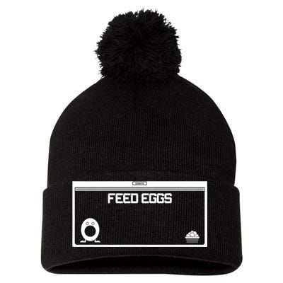 Funny Feed Eggs I Think You Should Leave Gifts For Men Pom Pom 12in Knit Beanie