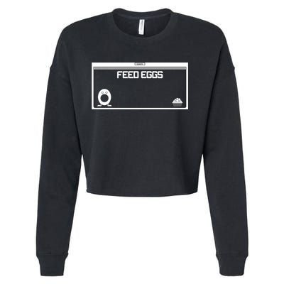 Funny Feed Eggs I Think You Should Leave Gifts For Men Cropped Pullover Crew