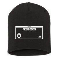 Funny Feed Eggs I Think You Should Leave Gifts For Men Short Acrylic Beanie