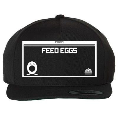 Funny Feed Eggs I Think You Should Leave Gifts For Men Wool Snapback Cap