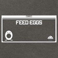 Funny Feed Eggs I Think You Should Leave Gifts For Men Cotton Canvas Backpack
