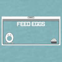Funny Feed Eggs I Think You Should Leave Gifts For Men Sueded Cloud Jersey T-Shirt
