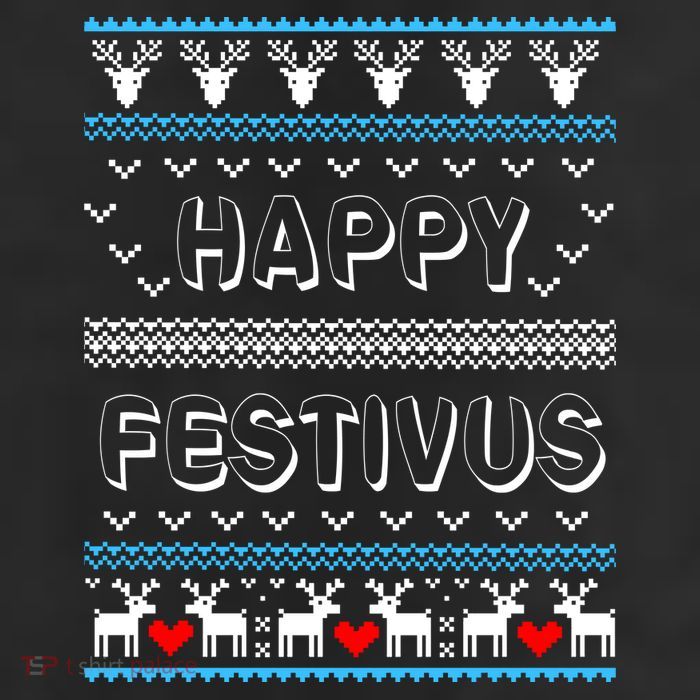 Festivus 11oz C Handle Ceramic Mug