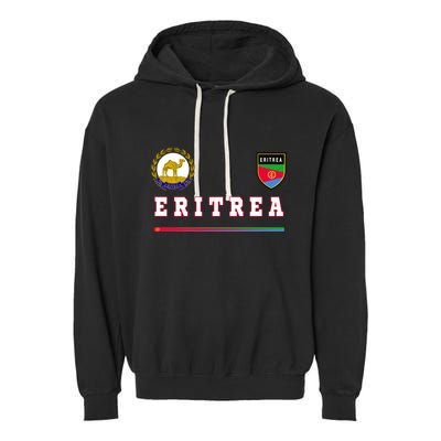 Flag Football Eritrean Eritrea Sport Soccer Jersey Garment-Dyed Fleece Hoodie