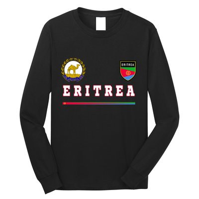 Flag Football Eritrean Eritrea Sport Soccer Jersey Long Sleeve Shirt