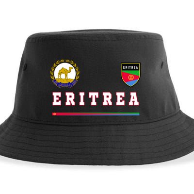 Flag Football Eritrean Eritrea Sport Soccer Jersey Sustainable Bucket Hat