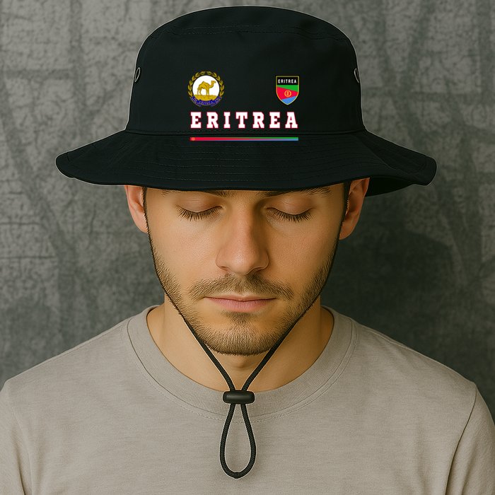 Flag Football Eritrean Eritrea Sport Soccer Jersey Bucket Hat
