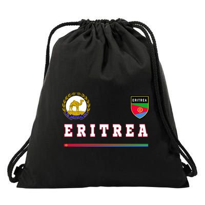 Flag Football Eritrean Eritrea Sport Soccer Jersey Drawstring Bag