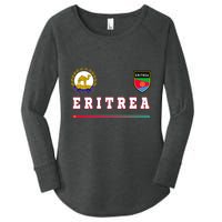 Flag Football Eritrean Eritrea Sport Soccer Jersey Women's Perfect Tri Tunic Long Sleeve Shirt