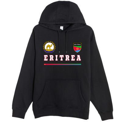 Flag Football Eritrean Eritrea Sport Soccer Jersey Premium Pullover Hoodie