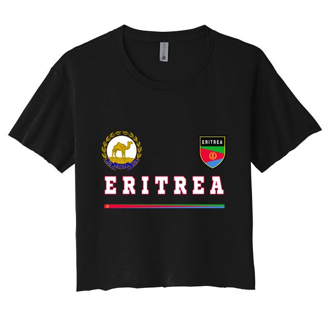 Flag Football Eritrean Eritrea Sport Soccer Jersey Crop Top