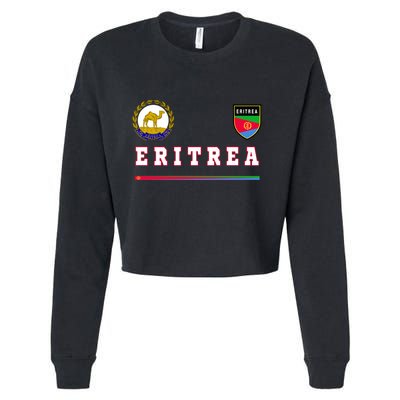 Flag Football Eritrean Eritrea Sport Soccer Jersey Cropped Pullover Crew