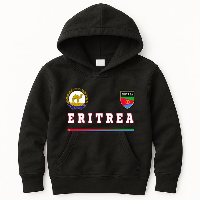 Flag Football Eritrean Eritrea Sport Soccer Jersey Kids Hoodie