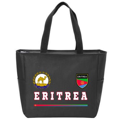 Flag Football Eritrean Eritrea Sport Soccer Jersey Zip Tote Bag