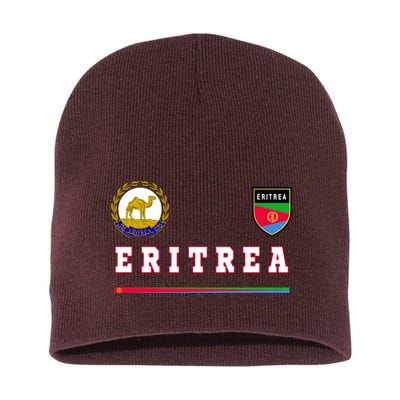 Flag Football Eritrean Eritrea Sport Soccer Jersey Short Acrylic Beanie