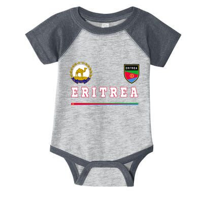 Flag Football Eritrean Eritrea Sport Soccer Jersey Infant Baby Jersey Bodysuit
