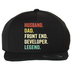 Funny Front End Developer Gifts Web Developers Dad Husband Wool Snapback Cap