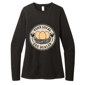 Farm Fresh Eggs Funny farm, Your Local Egg Dealer Womens CVC Long Sleeve Shirt