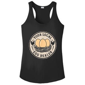 Farm Fresh Eggs Funny farm, Your Local Egg Dealer Ladies PosiCharge Competitor Racerback Tank